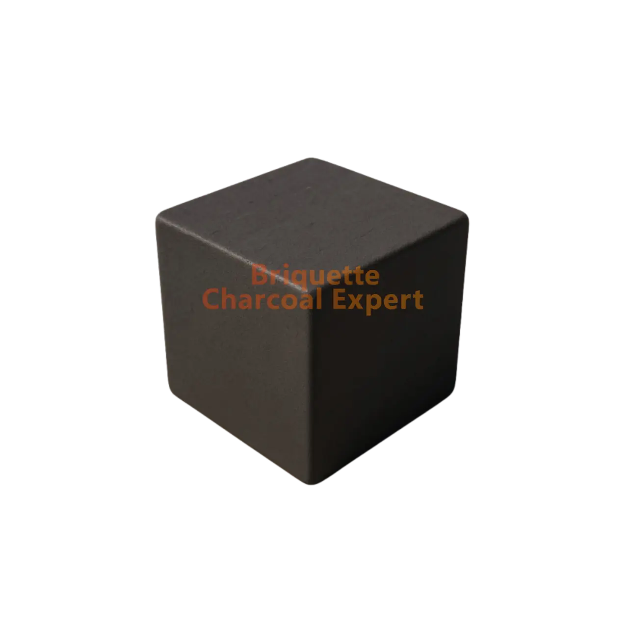 Premium cube shisha charcoal briquettes made from Indonesian coconut shells with glossy black surface