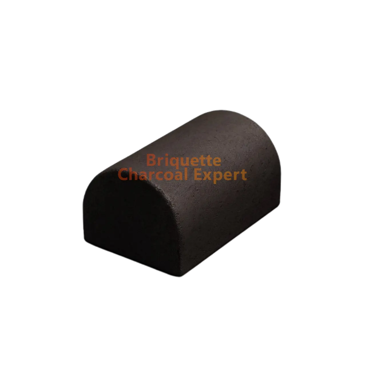 Dome-shaped shisha charcoal for concentrated heat