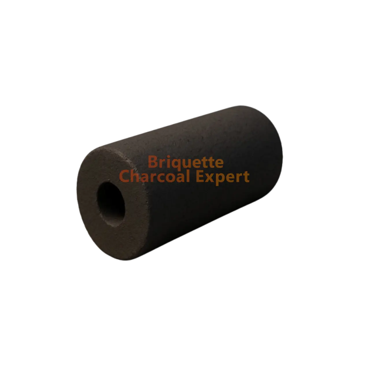 Ring-shaped BBQ charcoal for circular heat distribution