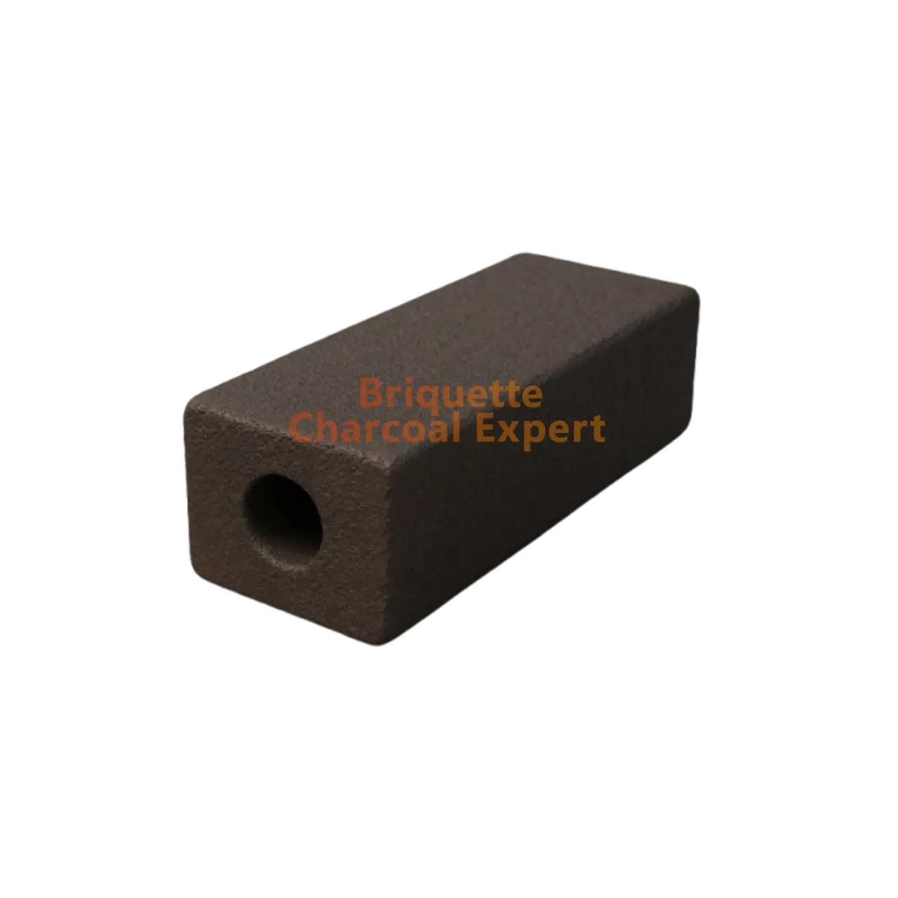 Stick-shaped BBQ charcoal for even heating